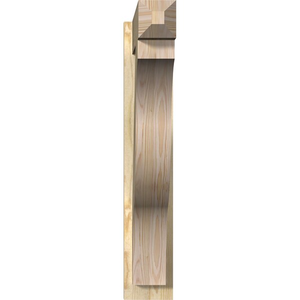 Funston Rough Sawn Craftsman Outlooker, Douglas Fir, 6W X 26D X 34H